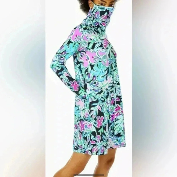 NWT Lilly Pulitzer LilShield UPF 50+ Dress in Let’s Get‎ Wild Print Size XXS - Picture 3 of 12